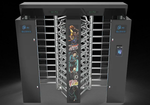 <span class=keywords><strong>TDZ</strong></span> ประตูหมุนความสูงเต็มรูปแบบความปลอดภัยสูงสำหรับโรงงานเรือนจำชุมชนสนามกีฬายิม RFID QR โค้ดการจดจำใบหน้า - Product Image 3