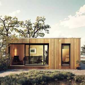 Kits Modulaires en Acier Léger Étanche Maison Préfabriquée Design en Bois & <span class=keywords><strong>Studio</strong></span> de <span class=keywords><strong>Jardin</strong></span> à Structure en Acier Assemblée - Product Image 1