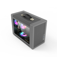 Boîtier PC portable vide personnalisé pour petit bureau Boîtier ordinateur PC Micro ATX ITX Boîtier PC Cabinet Gamers Case