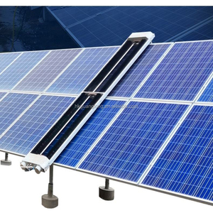 solar panels panel cleaning robot brush <b>cleaner</b> equipment automatic systems <b>spray</b> nozzle rail pv self cleaningrobot control - Product Image 5