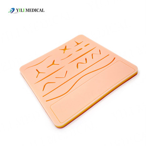 Three-layer <b>large</b> silicone suture module suture practice <b>mat</b>, medical student teaching aid, cross-border foreign trade source - Product Image 3