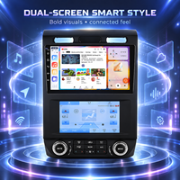 Autoradio 9 pouces Wifi Airplay avec écran, module TPMS, lecteur DVD, subwoofer, système d'infodivertissement pour Ford F150