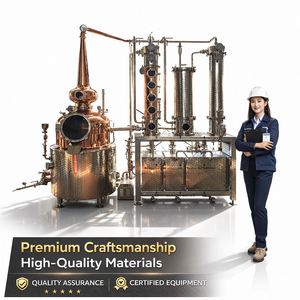 Équipement de distillation Ace 200L, alambic hybride en cuivre avec colonne de reflux et panier à <span class=keywords><strong>gin</strong></span> pour la fabrication artisanale de vodka, de <span class=keywords><strong>gin</strong></span> et de whisky - Product Image 2