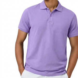 Camiseta Polo de Algodón 100% para Hombre, Manga Corta, Estampada, Transpirable, Proveedor de Fábrica OEM, Venta al Por Mayor del Fabricante - Product Image 1