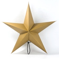 Lampes papier pliables 5 étoiles, luminaires suspendus, décoration intérieure, pour noël, lanternes en papier