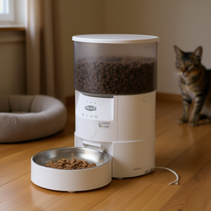 Comedero Automático Inteligente Trixie 3.0L Blanco, Dispensador de Comida para Mascotas con Control por Aplicación para Perros y Gatos - Product Image 3