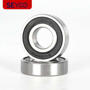 ลูกปืนเม็ดกลมร่องลึก SeYoo 6002/14-2RS ขนาด 17x32x9 มม. ผลิตจากเหล็กโครเมียม ความแม่นยำระดับ P0 แบบเมตริก ปิดผนึกอย่างดี สำหรับอุปกรณ์ออกกำลังกาย - Product Image 1