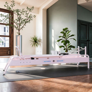 Südkoreanische Version Multifunktionaler Weißer Pilates Reformer Neues Modell Aluminium Core-Trainingsbett für Ganzkörperbalance Pink - Product Image 1