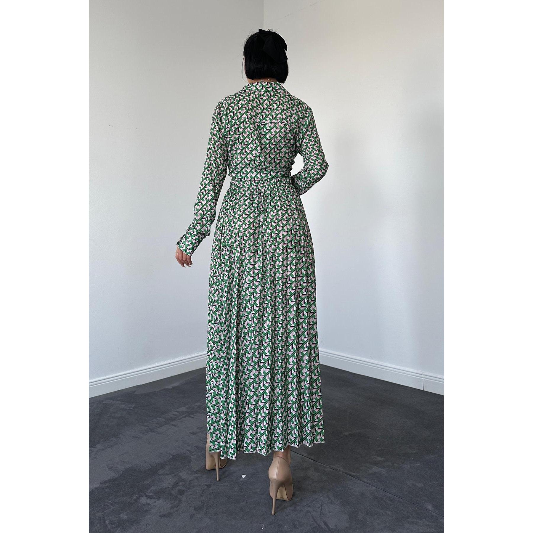 Chic Styles and Comfort in green crepe dress for Trendy Women Chic Styles and Comfort in green crepe dress for Trendy Women