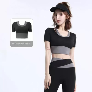 Top Deportivo de Yoga para Mujer, Talla Grande, con Logotipo Personalizado, Ecológico, Transpirable, Espalda Descubierta, Pantalones Anchos Acampanados para Gimnasio y Entrenamiento - Product Image 3