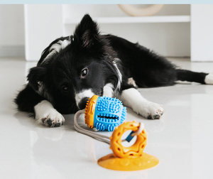 Juguete de succión para la dentición de perros, resistente a mordeduras, con rompecabezas de tira y afloja y almacenamiento de comida - Product Image 4