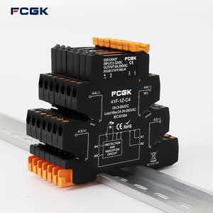 Relé de <span class=keywords><strong>Estado</strong></span> Sólido FCGK 280VAC Slim SSR, Relé de CC a CA 41F-1Z-DA C2, Entrada 5-24V, 1NO 2A/6A, Relé SSR para Riel DIN 220v - Product Image 1