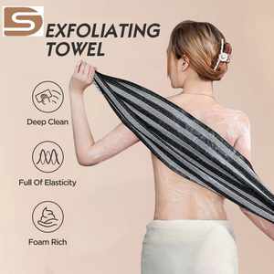 Bathing Towel Korean Style for Body Cleaning Rubbing Washcloth Bath Nylon Towel Brush for <strong>Back</strong> Towels Exfoliating <strong>Scrub</strong> - Product Image 1