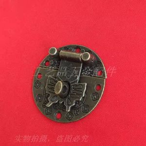 Round Zinc Alloy Furniture Lock 35mm Diameter Keyless Traditional Design For Wooden Box - Product Image 2