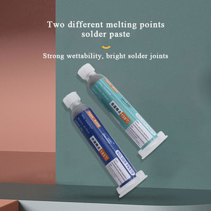 معجون لحام منخفض ومتوسط الحرارة لهاتف BGA SMD وpc ، إلخ ، محاقن تدفق إصلاح معجون الرصاص - Product Image 2
