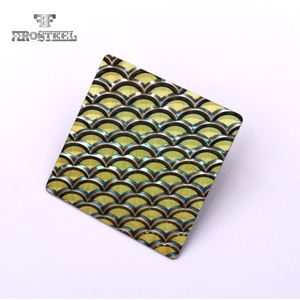 Tianshan — feuille en acier inoxydable pour panneaux muraux, taille Standard 4x8, 201, 304, motif en nid d'abeille, contrasté - Product Image 4