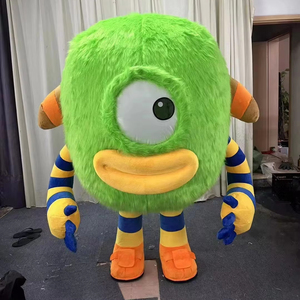 Divertente personaggio dei cartoni animati un occhio gonfiabile mostro mascotte costume peluche mascotte abbigliamento per la festa - Product Image 1