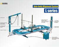 Banc de carrosserie automobile Maxima L3E ISO9001 largement utilisé, en acier/métal, haute durabilité, pour atelier de réparation de collisions