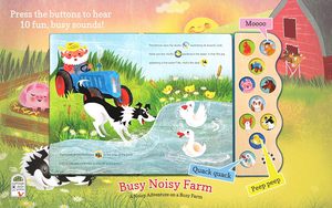 Libro interactivo de tablero de tapa dura de madera para niños, 10 ruidos de corral para mejorar las historias, libro de sonido de educación temprana para niños - Product Image 2