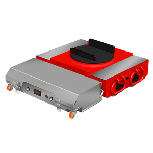 화물 이동용 산업용 리모컨을 갖춘 60톤 30톤 고하중 전동 탱크 트롤리 운반 롤러 카고 스케이트 - Product Image 1