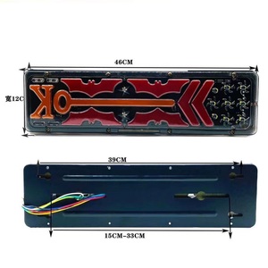 Latest Technology 24V Truck Trailer Running Water Steering <b>LED</b> Tail <b>Light</b> - Product Image 5