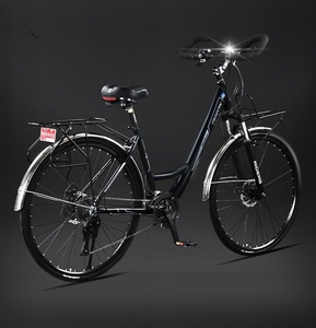 26 inch aluminium alloy fiets met schijfremmen, 24/27/30 versnellingen, geschikt voor lange afstanden, vlinderstuur, racefiets - Product Image 4