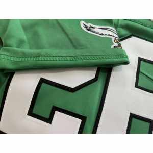 Camiseta de los Philadelphia Eagles para Hombre # 26 Barkley # 33 DeJean # Uniformes de Fútbol Americano 1 Hurts Verde Negro Blanco - Product Image 5