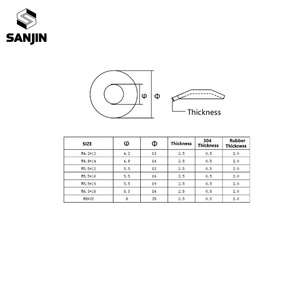 Rondelles <span class=keywords><strong>d</strong></span>'étanchéité en acier inoxydable 304 M4.2 M4.8 M5.5 M6.3 M8 M10 M12, joints en caoutchouc <span class=keywords><strong>EPDM</strong></span>, étanches, anti-poussière, joints composés, joints antidérapants - Product Image 6