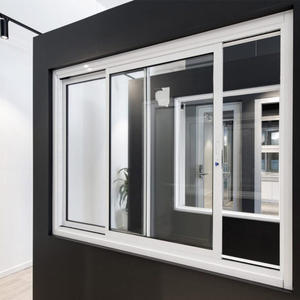 Fenêtres coulissantes sur mesure à <span class=keywords><strong>prix</strong></span> de gros, double vitrage en aluminium, isolantes thermiquement et résistantes aux ouragans - Product Image 2