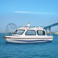 Yachts en fibre de verre de luxe 19.6ft/6m bateau de vitesse bateau entièrement électrique avec 8 personnes bateau d'eau se vendent bien dans le monde entier
