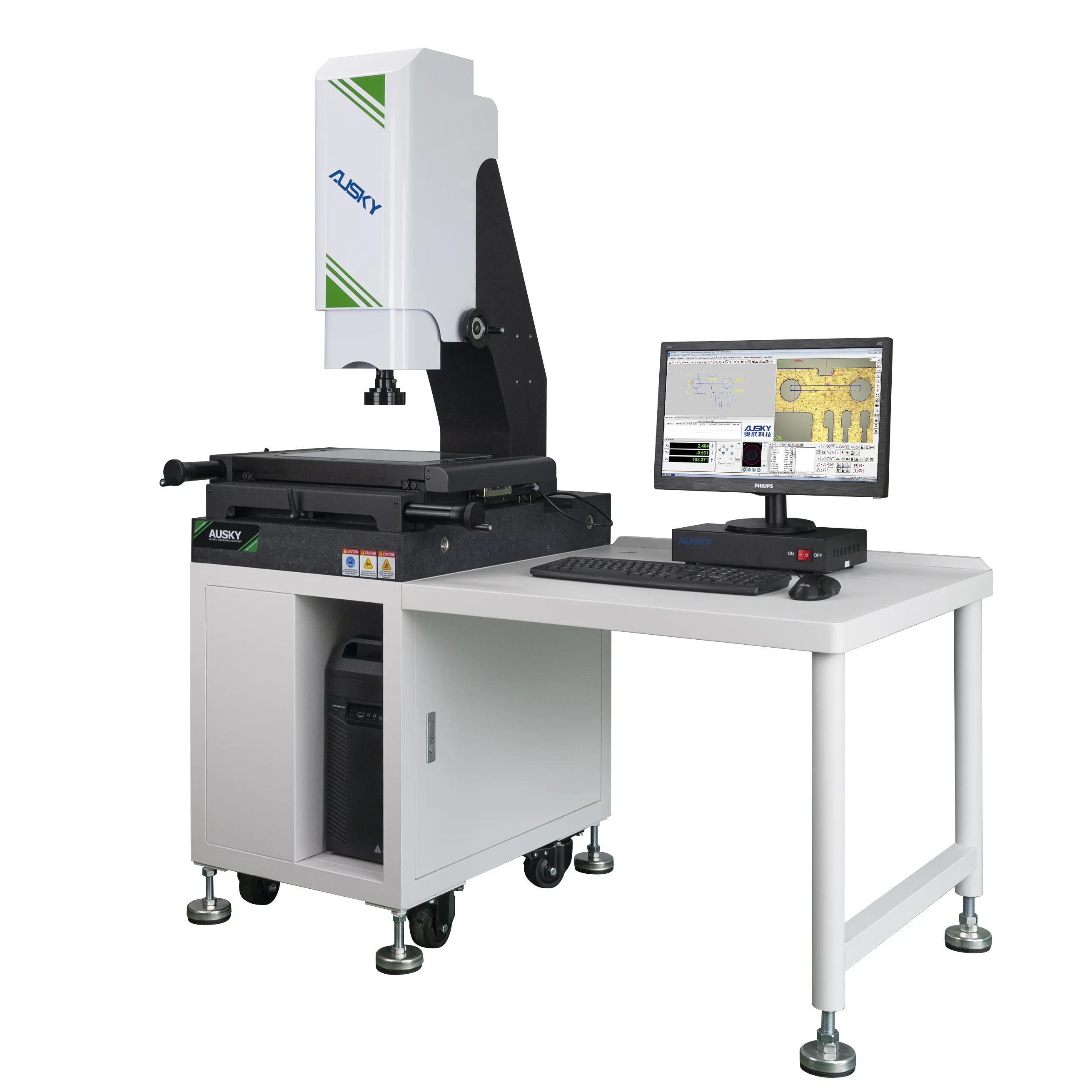 Le apparecchiature di misurazione della proiezione microscopica di vendita diretta in fabbrica sono stabili, durevoli e accurate