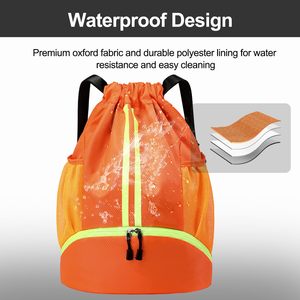 Free Sample <b>Waterproof</b> Polyester Backpack Sack String Closure Dry <b>Bag</b> 20-38L Fishing Rafting Boating <b>Swimming</b> Camping Hiking - Product Image 3