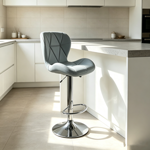 Tabouret de bar pivotant en cuir moderne, best-seller, chaise de bar haute qualité pour cuisine et bar - Product Image 6