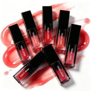 Private Label Lip Gloss Glass Shine Liquid <b>Lipstick</b> Hydrating Moisturizing Lip Tint <b>Custom</b> Logo Lip Care OEM ODM - Product Image 1