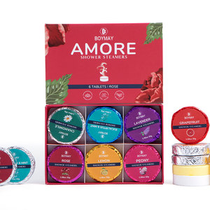 Tablettes et bombes de douche, aromathérapie longue durée, véganes, biologiques, naturelles, diffuseurs de vapeur pour la douche, parfum personnalisable, OEM, marque privée - Product Image 4