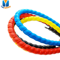Manguito de cable de envoltura Flexible, Protector de manguera de goma hidráulica