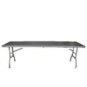 <span class=keywords><strong>Table</strong></span> <span class=keywords><strong>de</strong></span> Rangement Rectangulaire <span class=keywords><strong>Pliante</strong></span> Moderne Grise d'Extérieur en Plastique Durable pour le Camping - Product Image 3