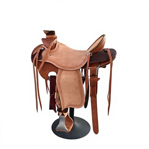 Silla de Montar para Caballo con Herrajes de Latón, Precio Directo de Fábrica, OEM ODM, Hecho a Medida, Cuero Genuino de la Mejor Calidad, Silla Australiana - Product Image 1