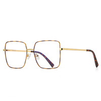 3089 elegante MARCO DE Metal cuadrado para gafas ópticas diseño de lujo para gafas fábrica gran oferta bisagra de resorte