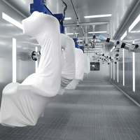 Housse de protection imperméable pour robot de peinture industrielle, housse de protection pour bras robotique en stock