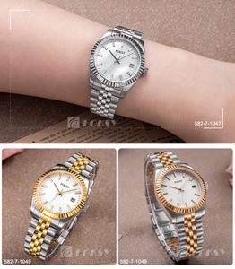 Montre en acier pour femmes avec logo personnalisé, fabricant de montres de luxe pour femmes, montre en acier inoxydable - Product Image 3