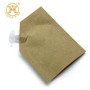 Sacs en papier kraft biodégradables écologiques, pièces, sac en papier kraft liquide imperméable, pochette à bec en papier - Product Image 2