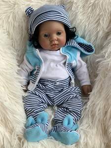 Muñeca Reborn de Silicona de Alta Calidad, Realista, Negra, de Cuerpo Completo, con Apariencia de Recién Nacido, al por Mayor - Product Image 5