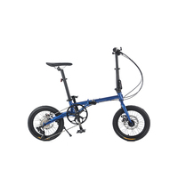 Bicicleta Plegable con Doble Freno de Disco, Mini Bicicleta Plegable a Precio de Fábrica