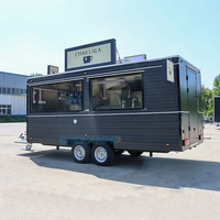 Chammp Remorque de Restauration Mobile de Haute Qualité pour la Rue, le Camping et les Voyages, pour Hot-dogs, Burgers et Café