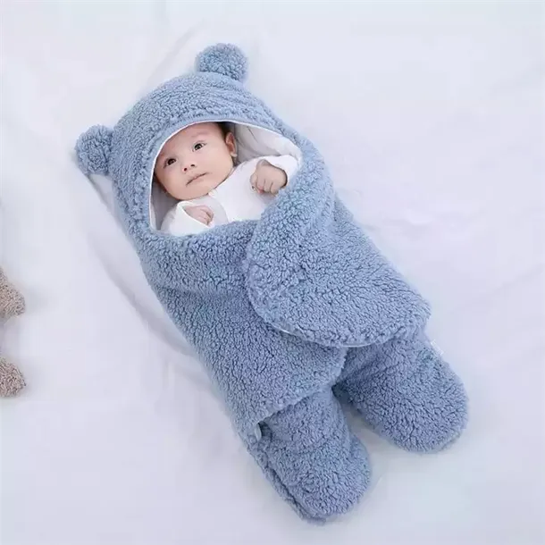 ถุงนอนเด็กทารกผ้ากำมะหยี่นุ่มสำหรับเด็กวัยหัดเดิน