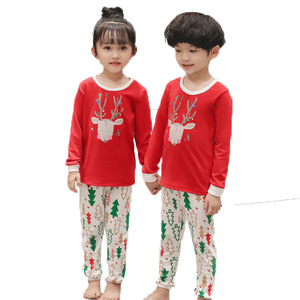 Set di Biancheria Intima Termica in Puro Cotone per Bambini e Bambine, <span class=keywords><strong>Pigiama</strong></span> Autunno Inverno <span class=keywords><strong>con</strong></span> Stampa Trendy, Abbigliamento per Casa - Product Image 5