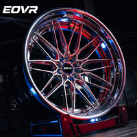 Jantes forgées EVOR 17 19 20 21 22 pouces, jantes OEM chromées concaves, jantes profondes pour voitures de sport AUDI, Tesla, BMW, Urus