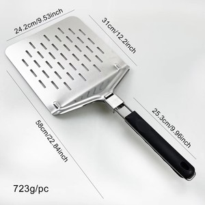 <span class=keywords><strong>Pelle</strong></span> à <span class=keywords><strong>pizza</strong></span> en acier inoxydable avec manche pliable, spatule à <span class=keywords><strong>pizza</strong></span> pliable pour four à <span class=keywords><strong>bois</strong></span> - Product Image 2