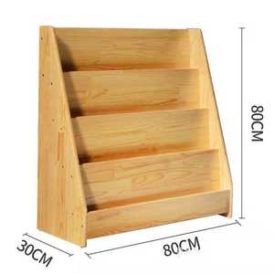 Juego <span class=keywords><strong>de</strong></span> estantería <span class=keywords><strong>de</strong></span> madera maciza <span class=keywords><strong>para</strong></span> niños, diseño moderno, almacenamiento <span class=keywords><strong>de</strong></span> suelo ajustable <span class=keywords><strong>para</strong></span> sala <span class=keywords><strong>de</strong></span> estar, gabinete <span class=keywords><strong>de</strong></span> libros <span class=keywords><strong>de</strong></span> imágenes <span class=keywords><strong>para</strong></span> bebés - Product Image 1